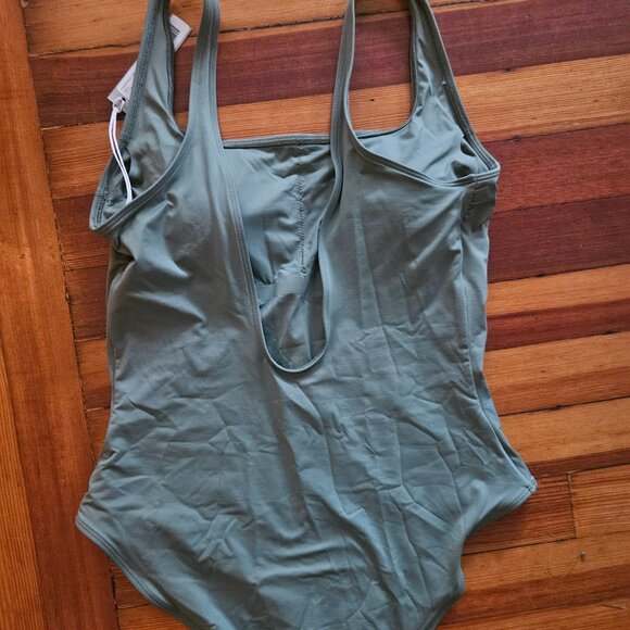 Everlane 1-Piece Sage Swimsuit Size Large, NWT - Picture 2 of 8